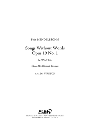 Songs without Words Opus 19 No. 1
