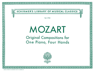 Book cover for Original Compositions for Piano, 4 Hands