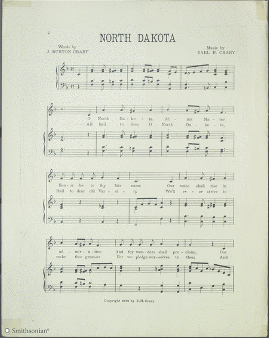 North Dakota Piano, Vocal scores gallery preview page 2