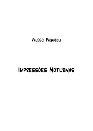 Book cover for Impressões Noturnas