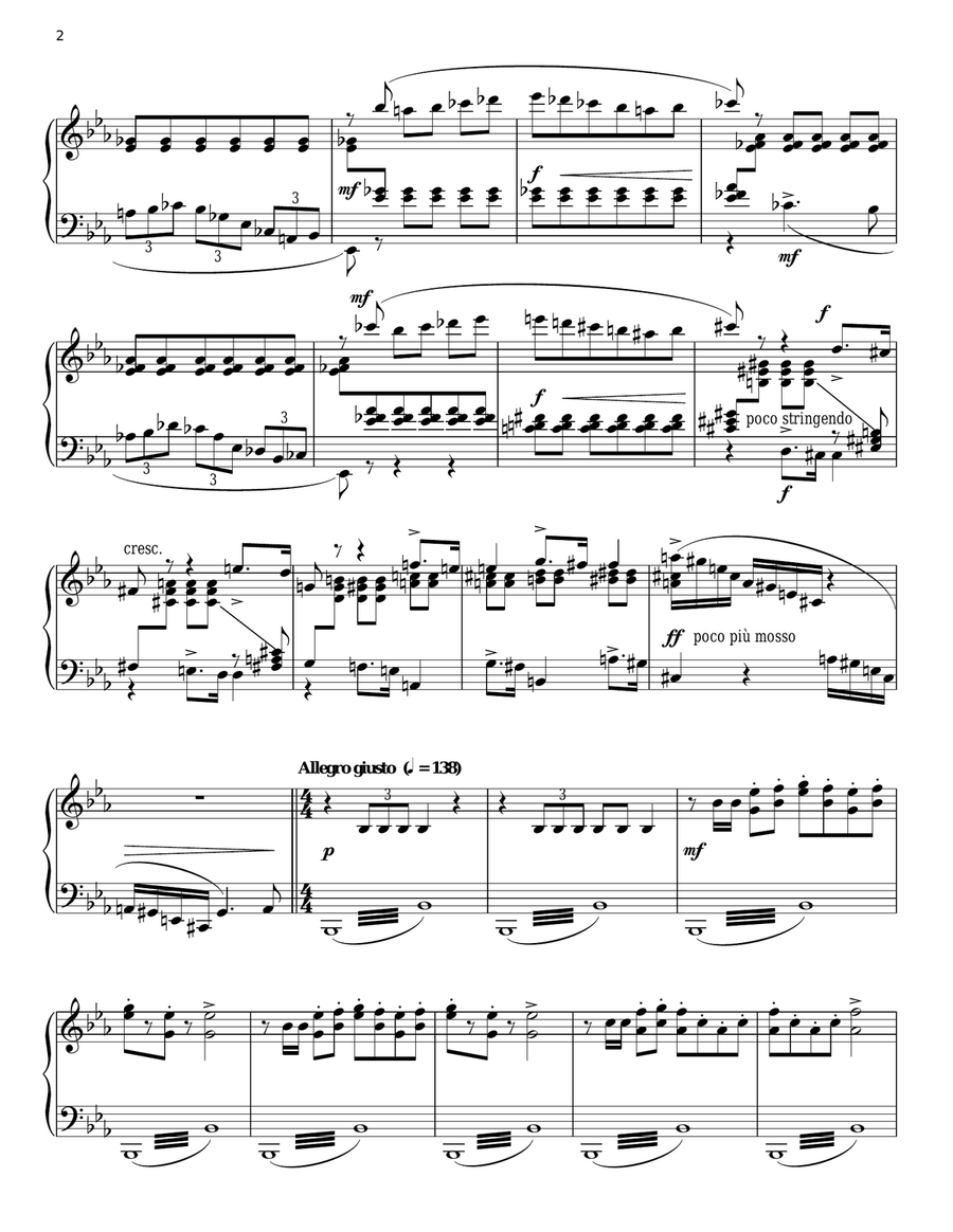 1812 Overture 1812 Overture Piano Solo scores gallery preview page 2