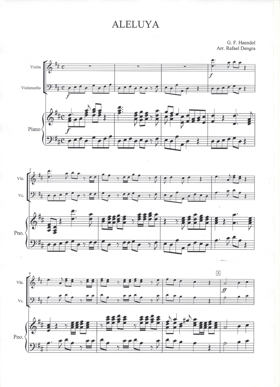 Hallelujah instrumental piano violin cello store