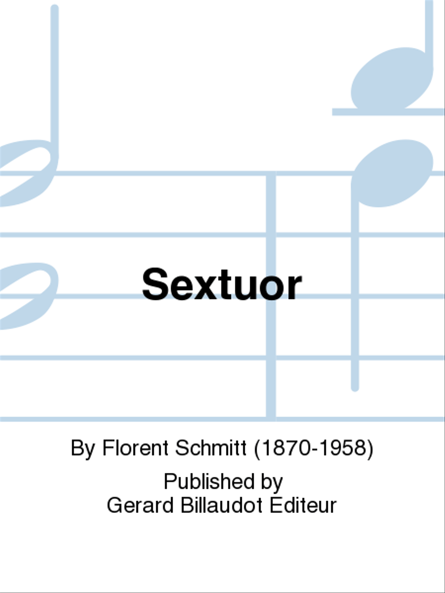 Sextuor Chamber Music scores gallery preview page 1