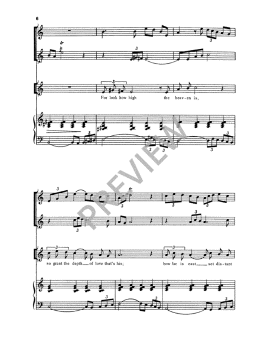 Psalm Song Unison Choir scores gallery preview page 7