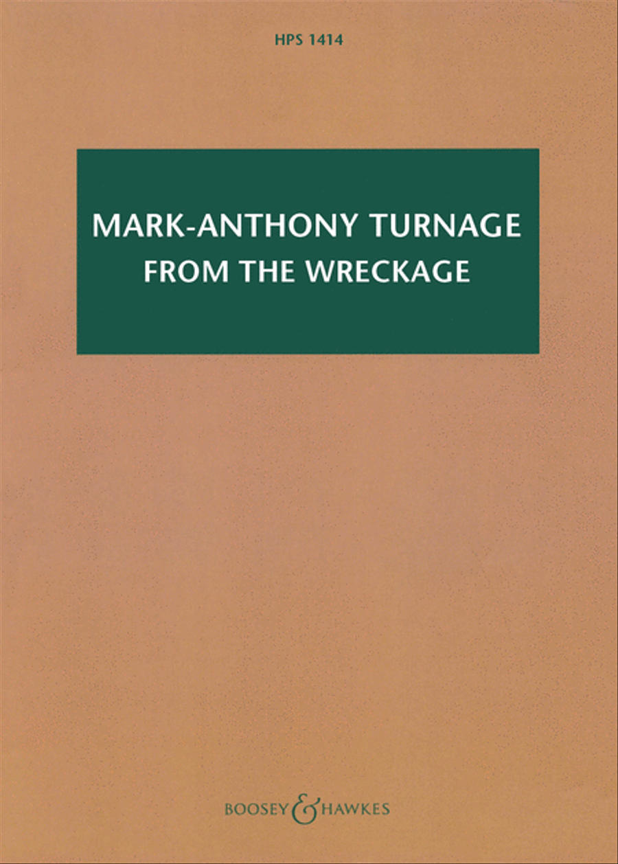 Mark-Anthony Turnage - From the Wreckage Orchestra scores gallery preview page 1