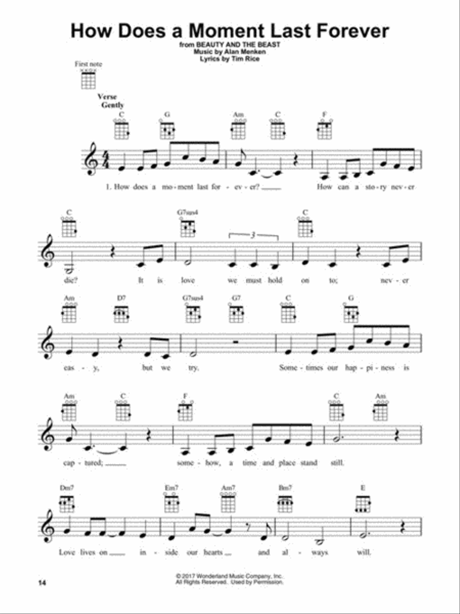 Songs from A Star Is Born, The Greatest Showman, La La Land, and More Movie Musicals Ukulele scores gallery preview page 4