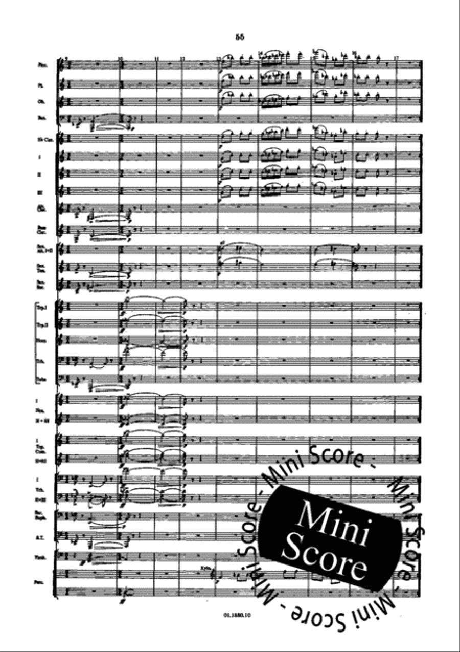 Mascarade for Brassquintet Concert Band scores gallery preview page 59