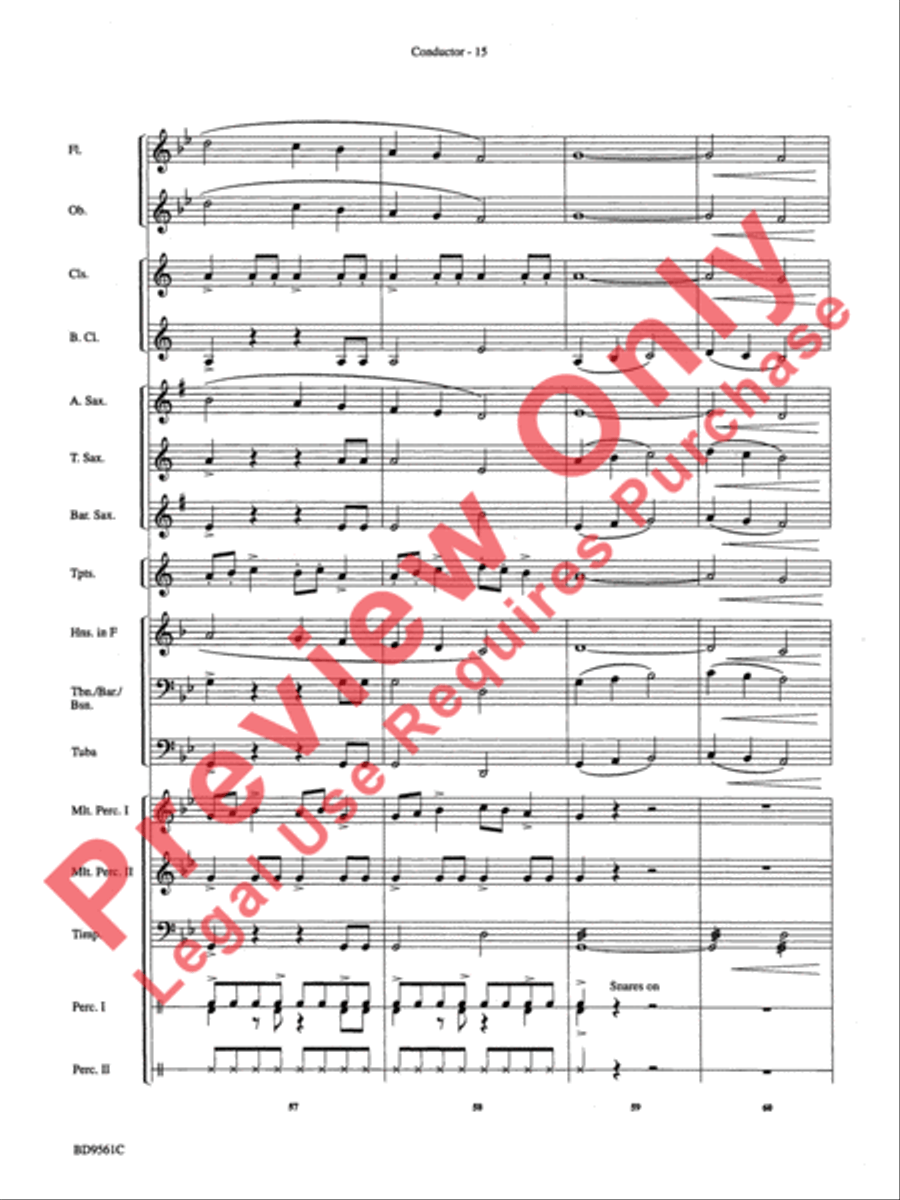 The Tempest The Tempest Concert Band scores gallery preview page 18