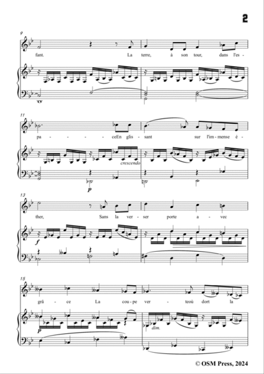 Paladilhe-L'Infini,in B flat Major Voice scores gallery preview page 3
