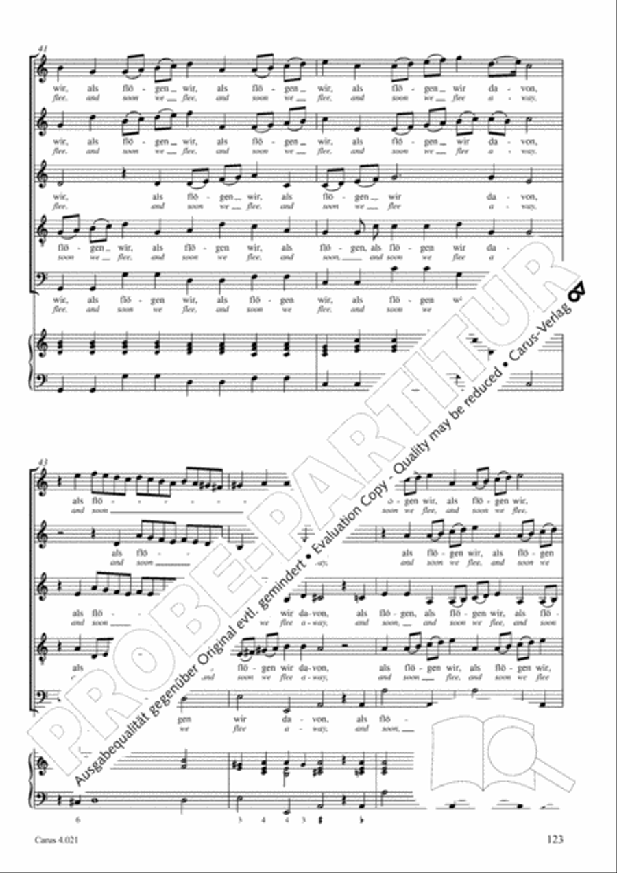 Schein: Israelsbrunnlein. Fontana d'Israel. Complete edition Choir scores gallery preview page 130