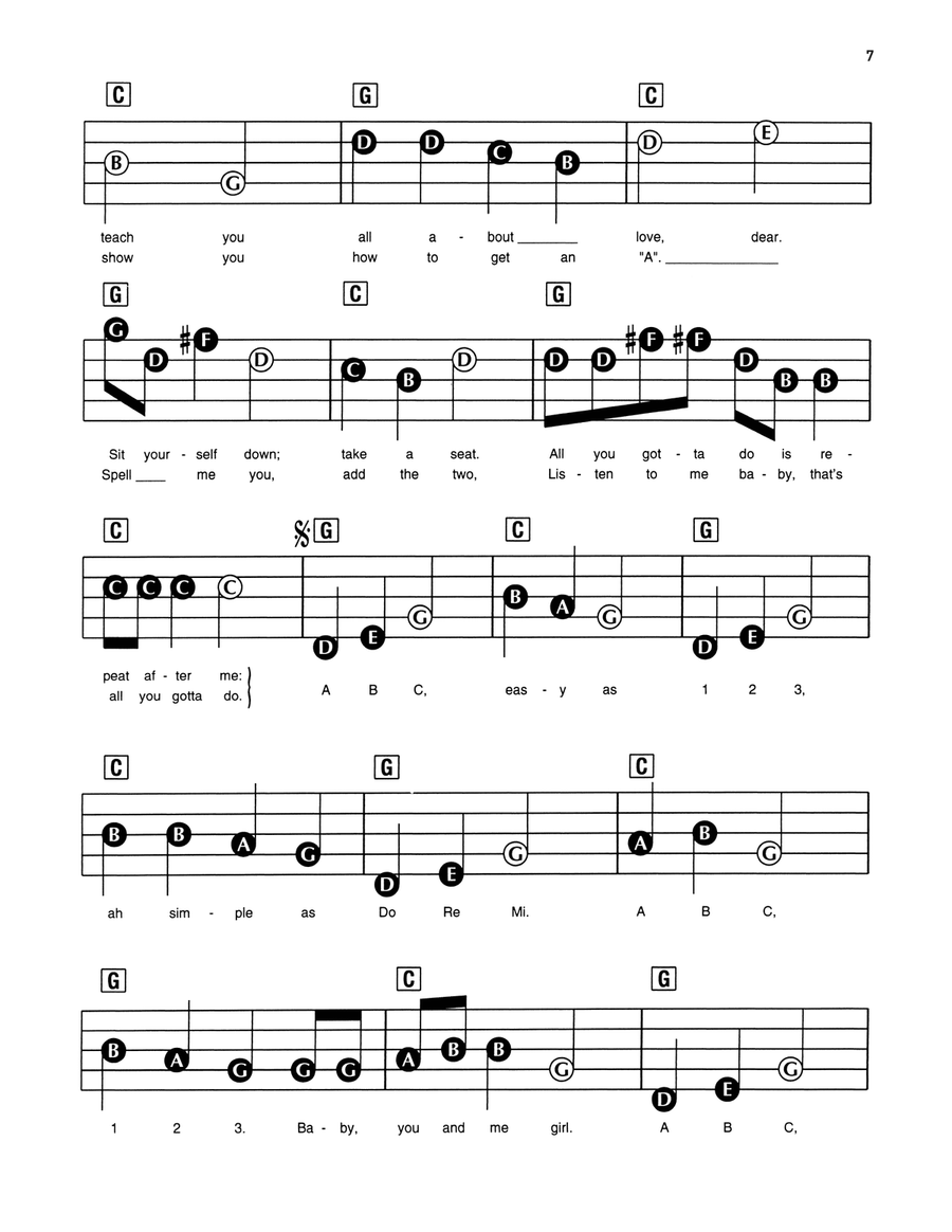 ABC Electronic Keyboard scores gallery preview page 2