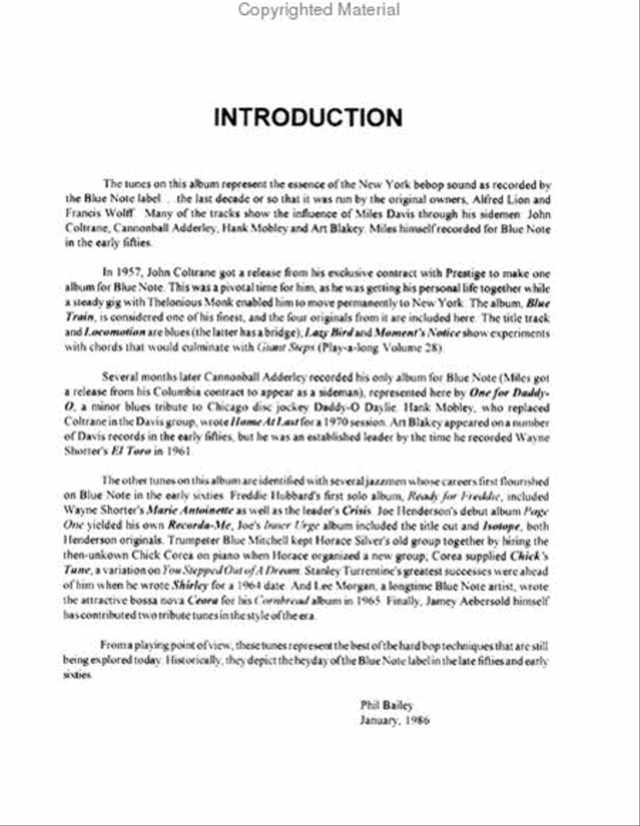 Volume 38 - Blue Note Volume 38 - Blue Note Voice scores gallery preview page 3