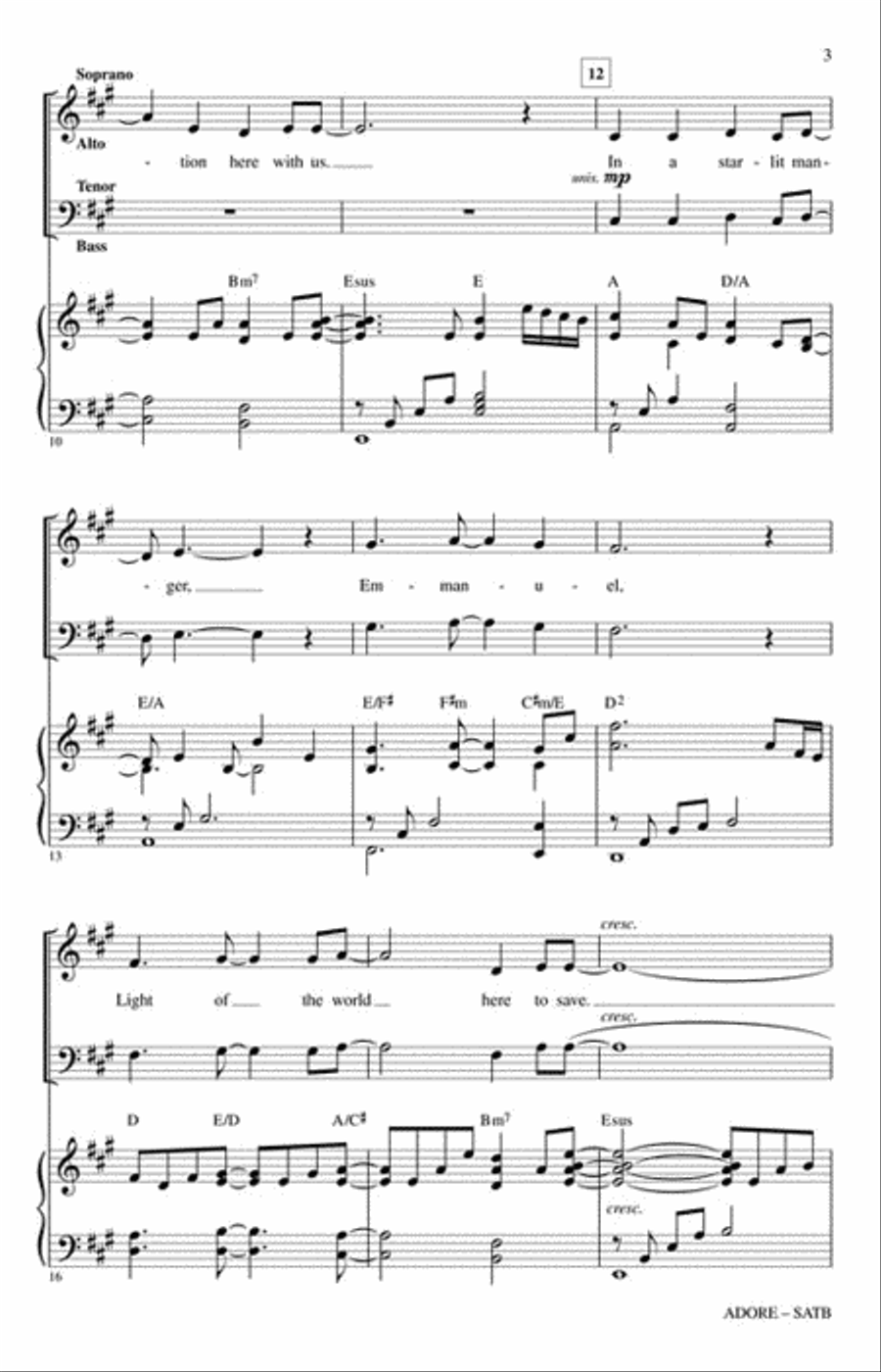 Adore Adore 4-Part scores gallery preview page 3