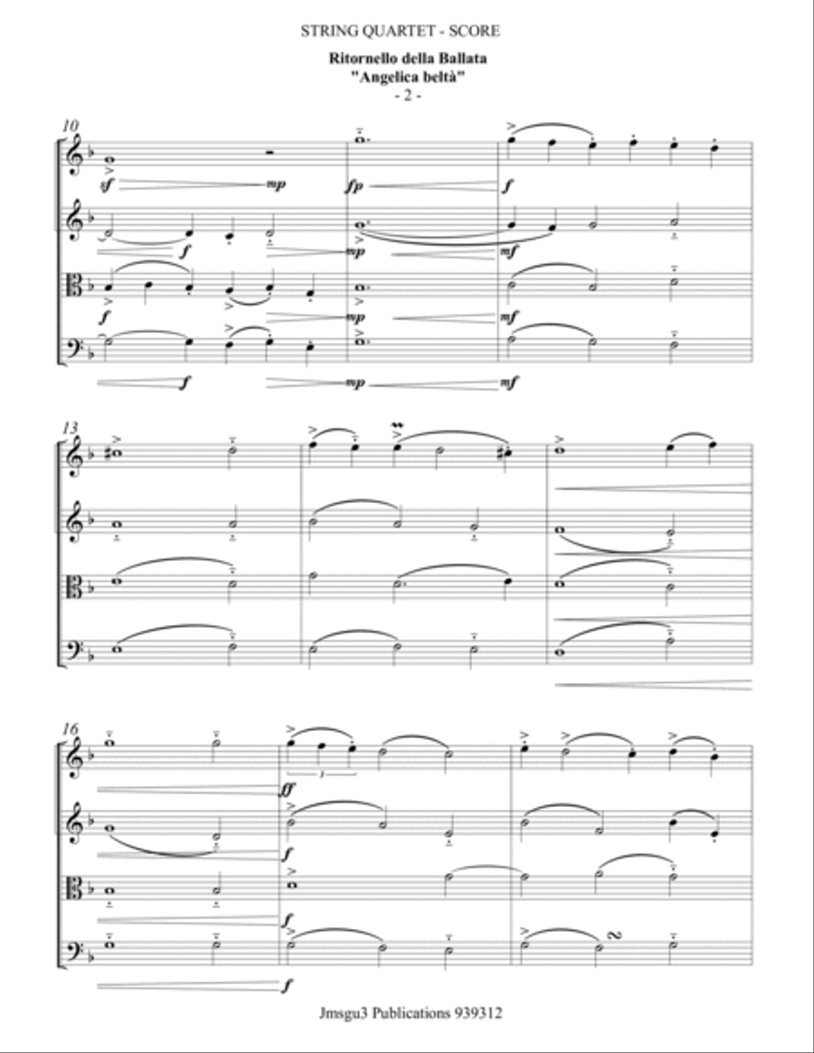 Landini: Ritornello della Ballata 