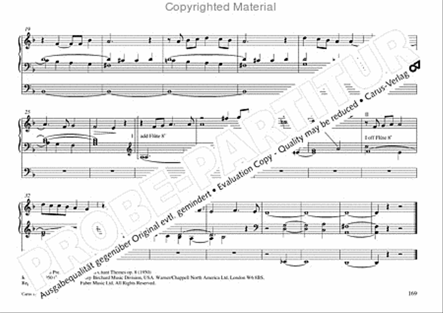 Freiburger Orgelbuch: Stammteil Organ Solo scores gallery preview page 170