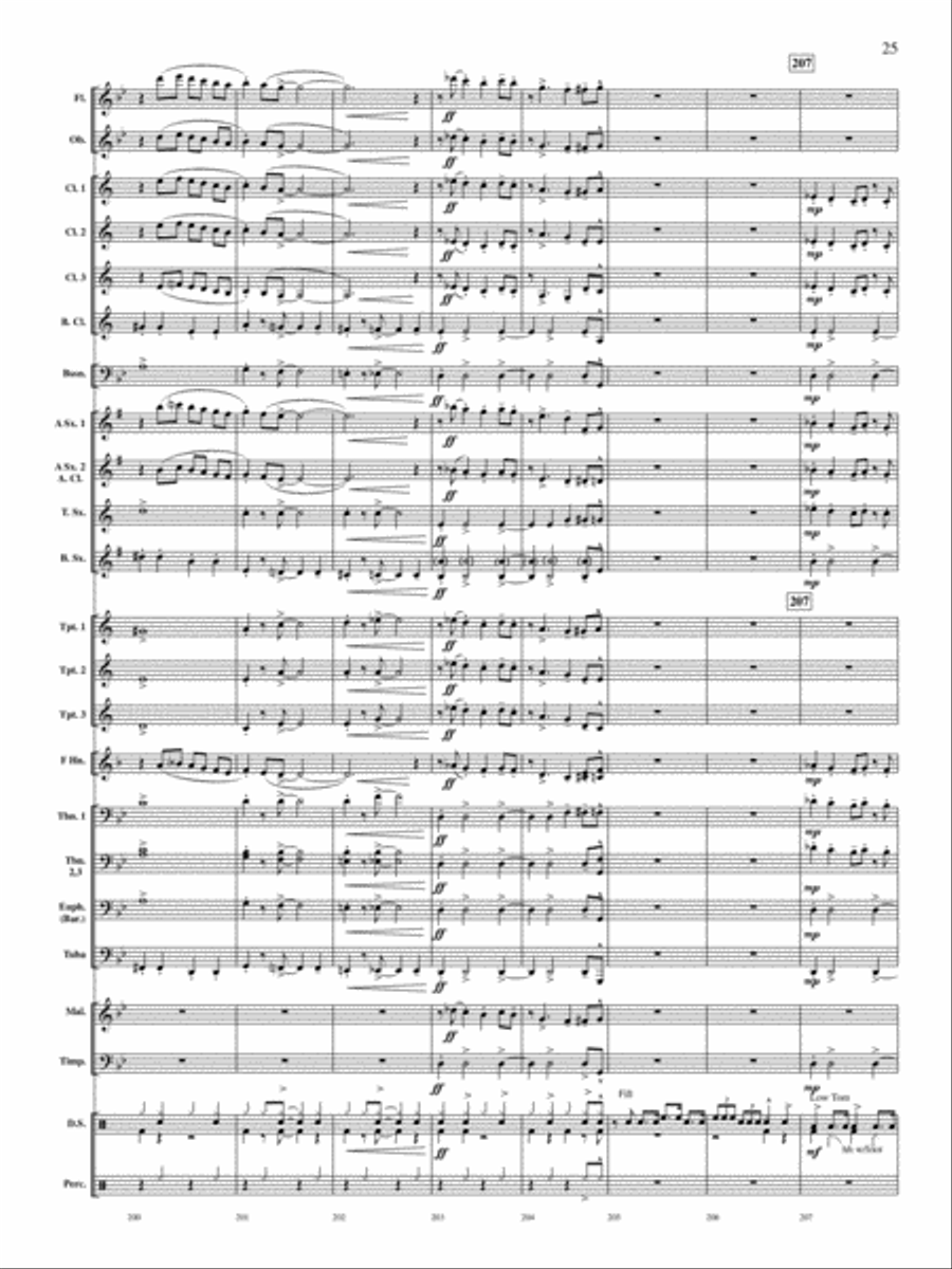 Concerto for Drum Set and Concert Band Concert Band scores gallery preview page 24