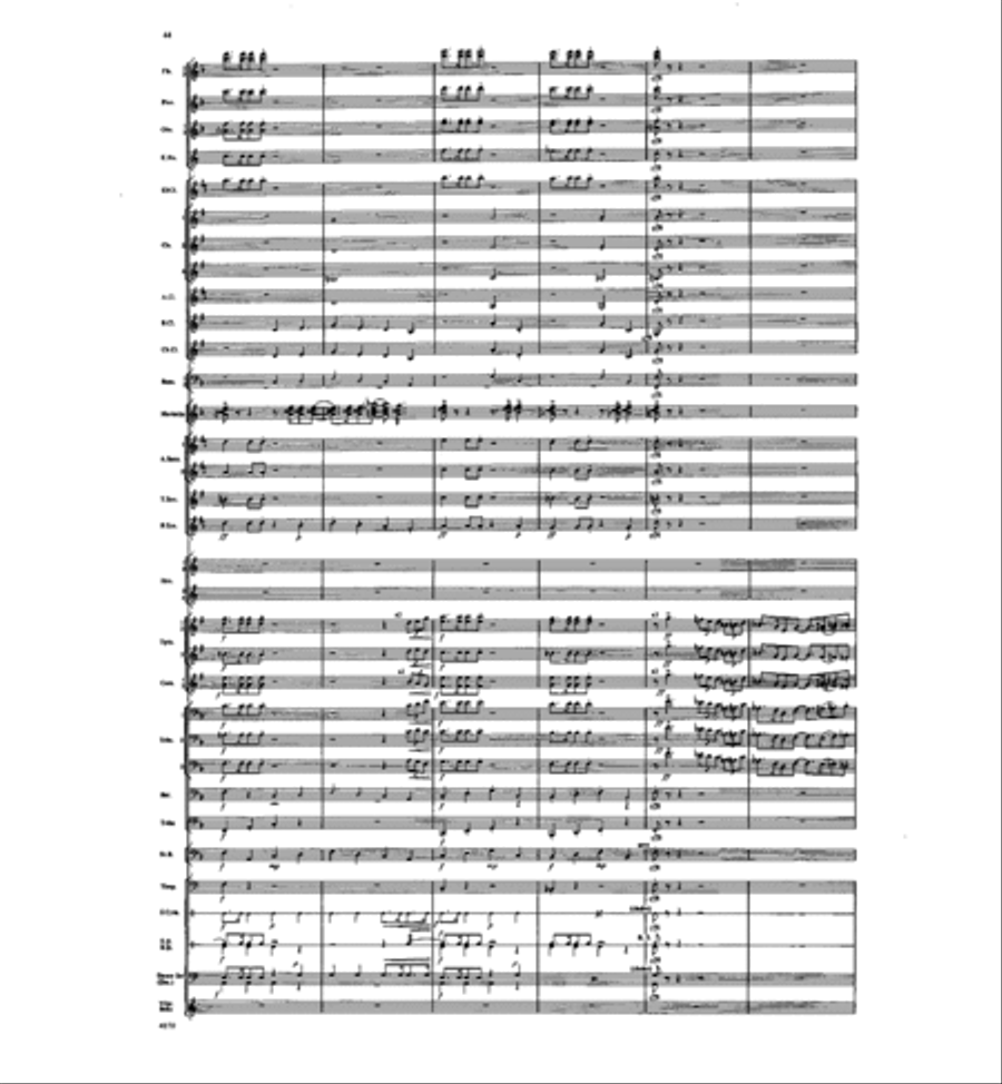 Concertino for Marimba and Winds Concert Band scores gallery preview page 42