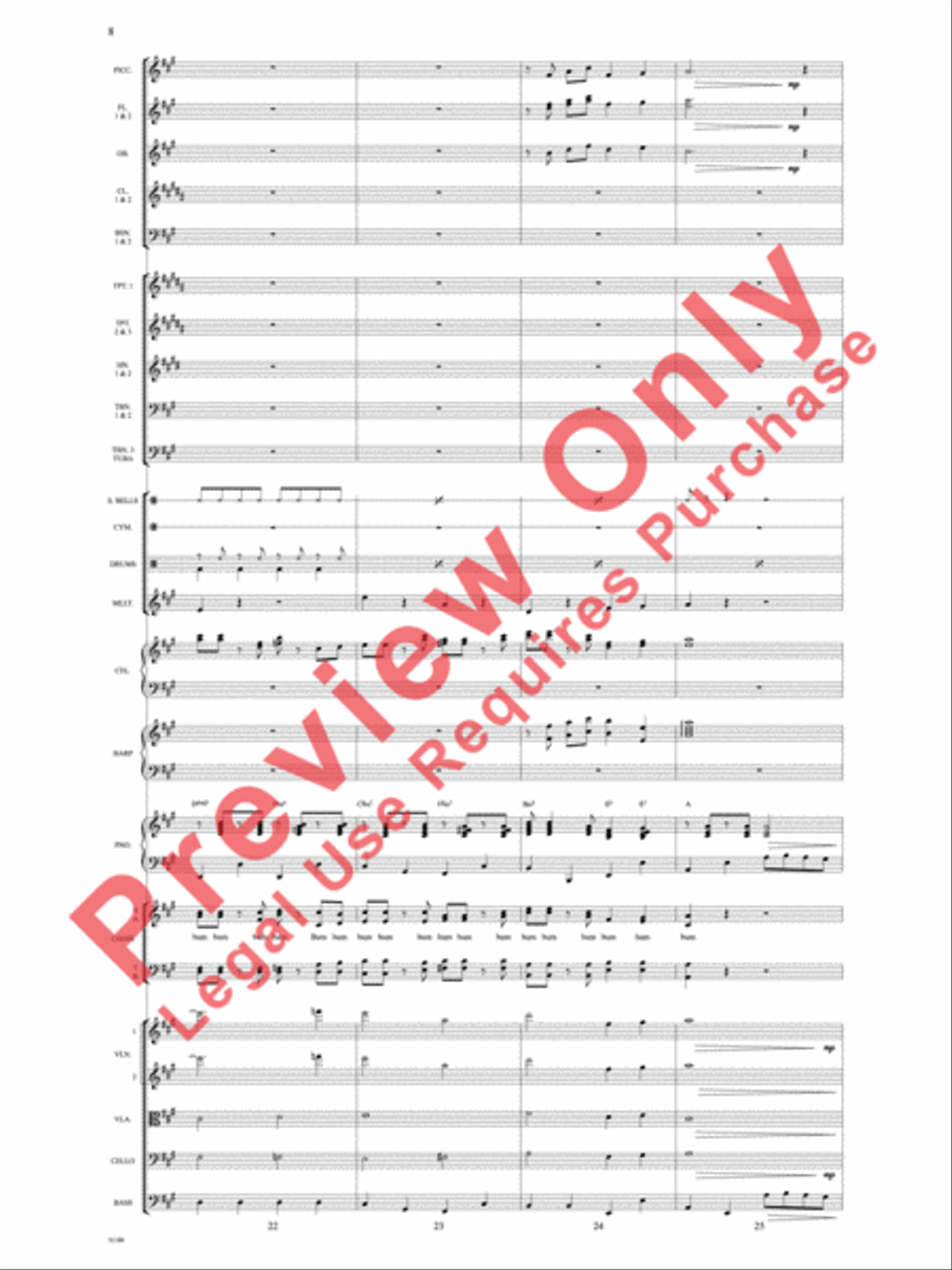 Theme from Elf Choir scores gallery preview page 9