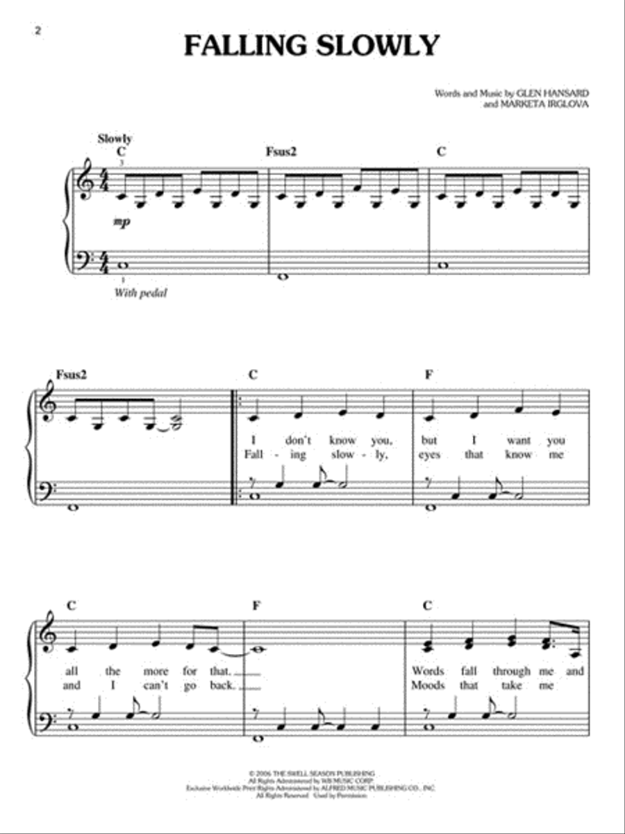 Once Easy Piano scores gallery preview page 3