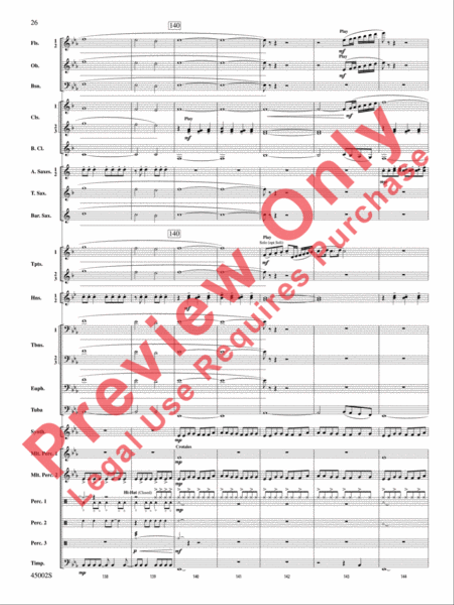 Winds of Change Concert Band scores gallery preview page 27