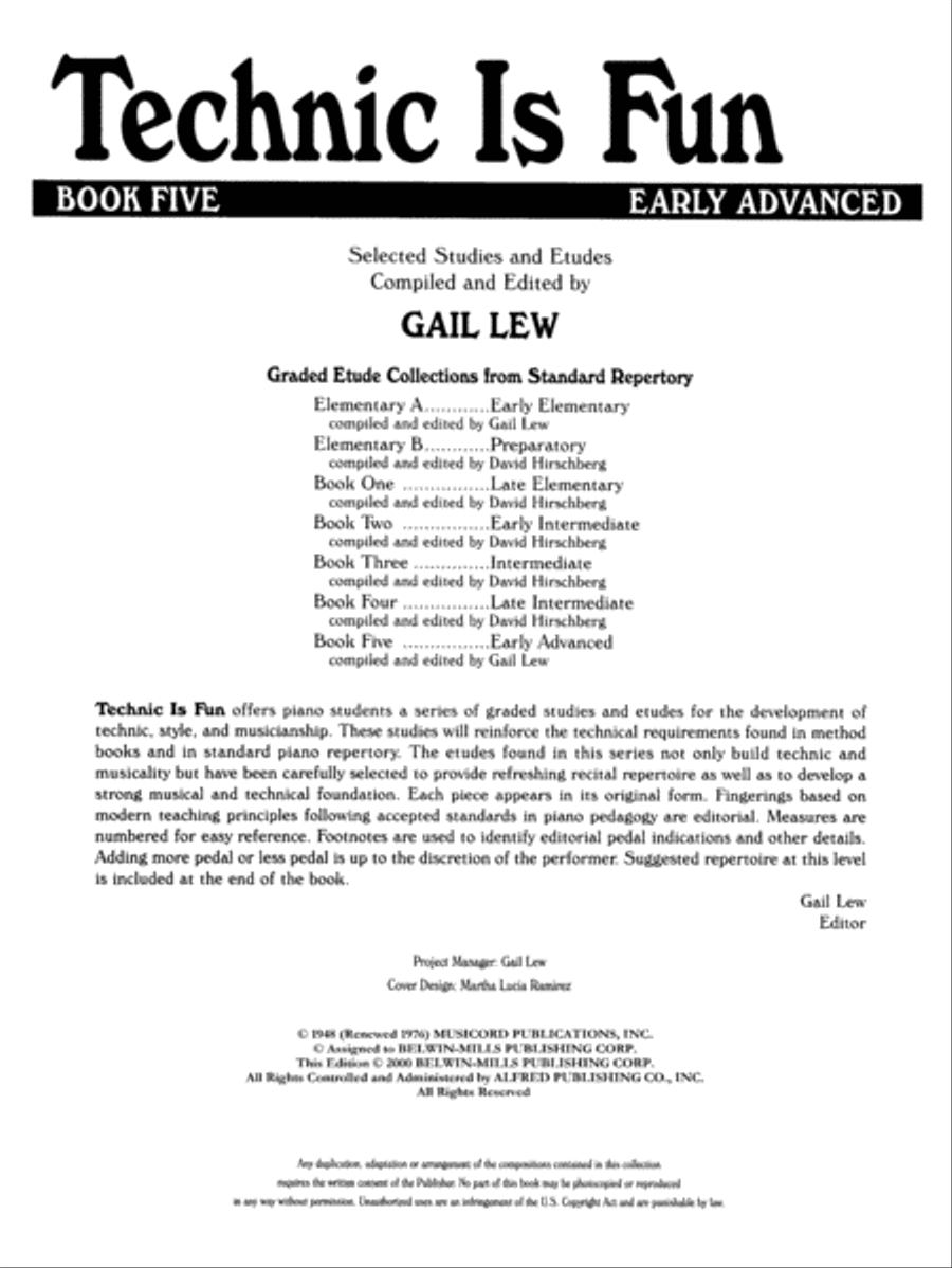 Technic Is Fun, Book 5 Piano Method scores gallery preview page 2