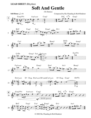 Soft And Gentle (Lead Sheet)