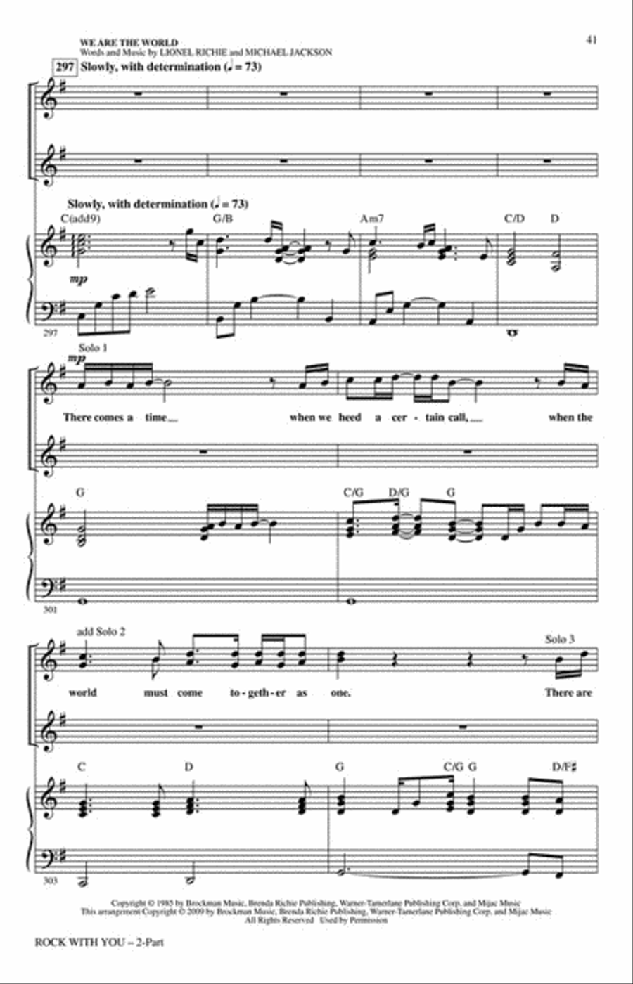 Rock with You – A Tribute to Michael Jackson (Medley) 2-Part scores gallery preview page 6