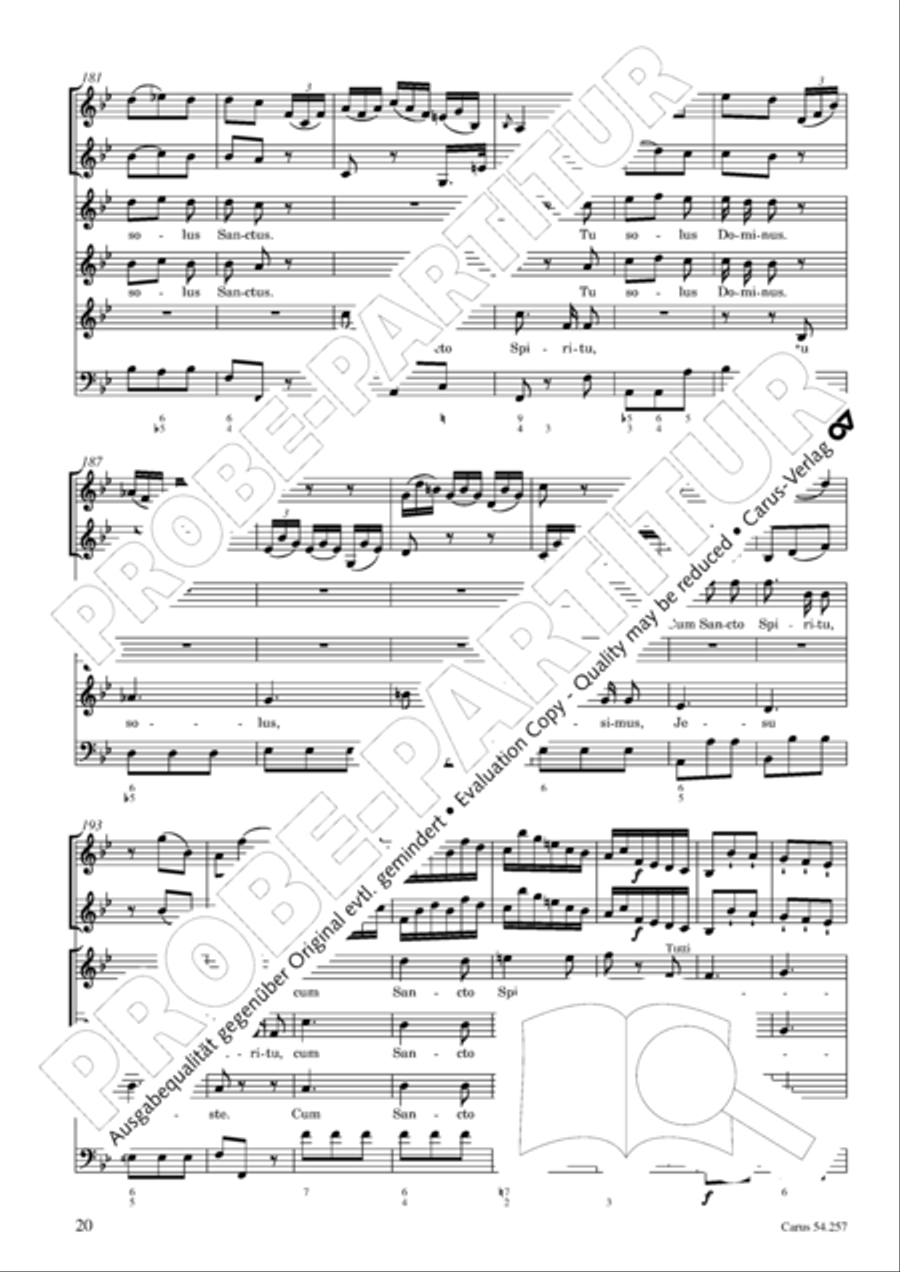 Missa Sancti Aloysii SSA scores gallery preview page 21