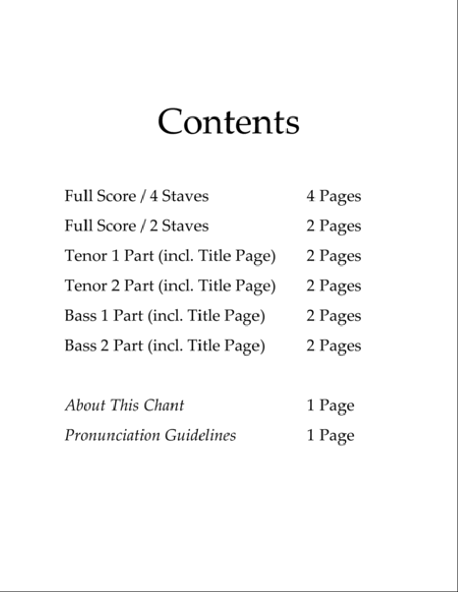 Kontakion of the Nativity of Christ TTBB scores gallery preview page 3