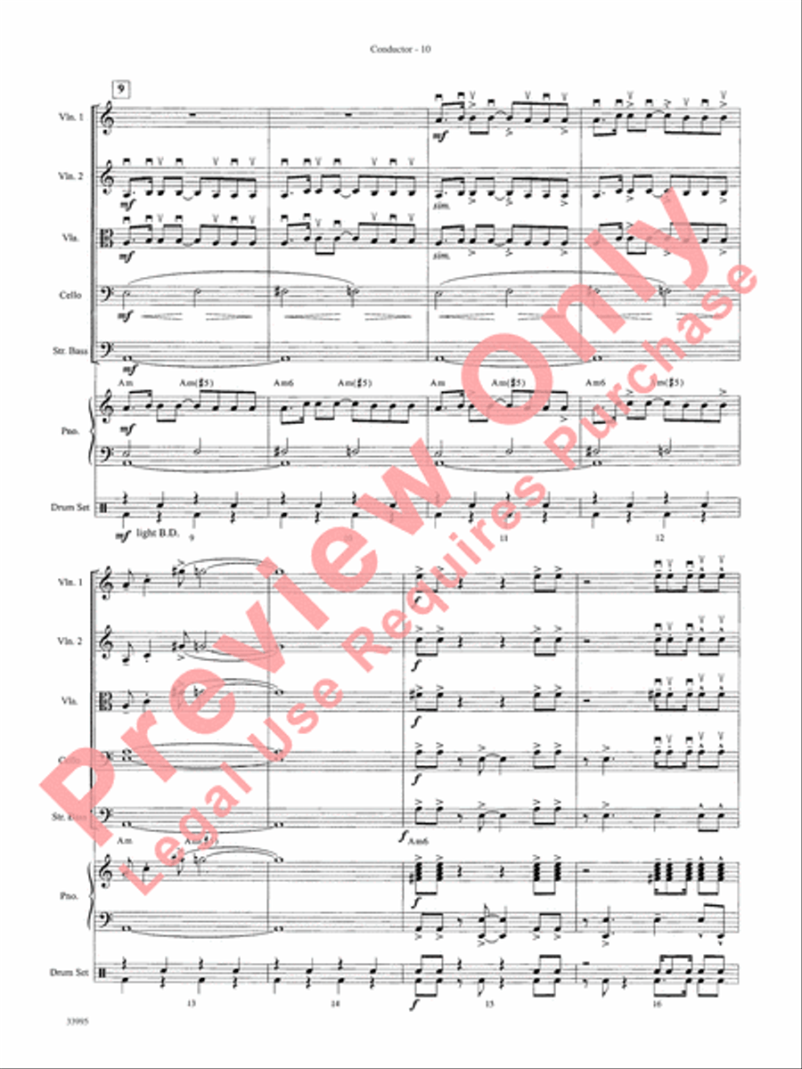 Great Movie Themes Great Movie Themes String Orchestra scores gallery preview page 11
