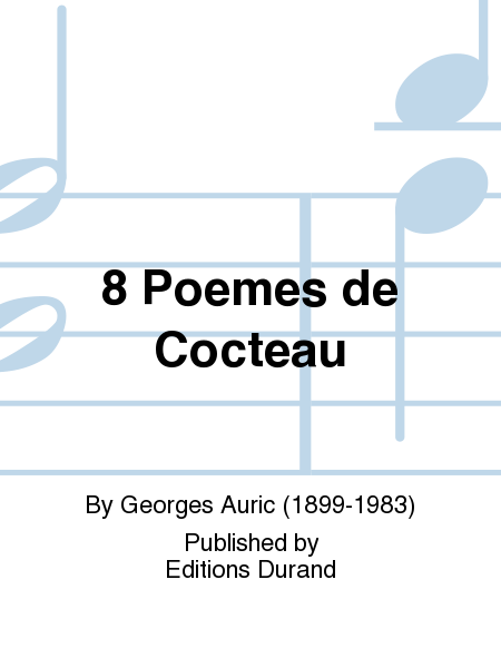 8 Poemes de Cocteau