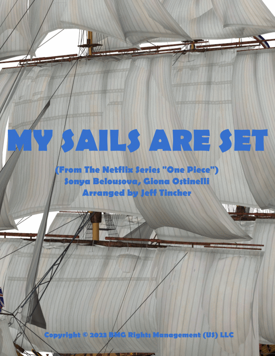 My Sails Are Set Piano, Vocal, Guitar scores gallery preview page 1