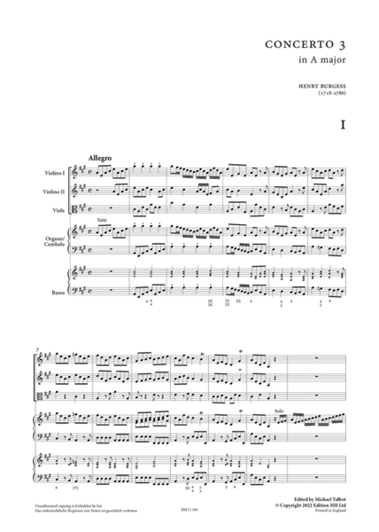 Six concertos for harpsichord or organ, volume 1