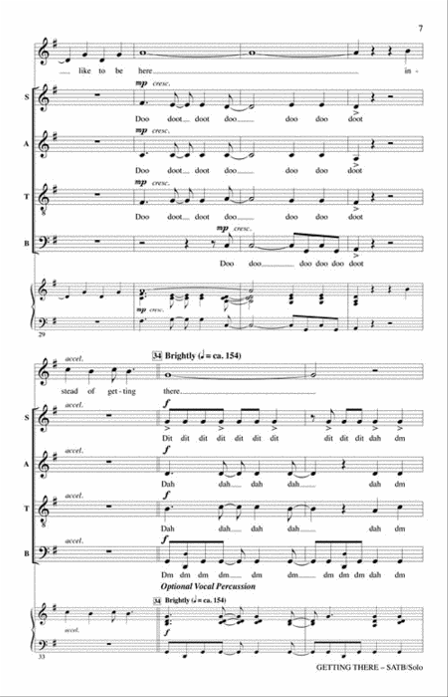 Getting There 4-Part scores gallery preview page 4