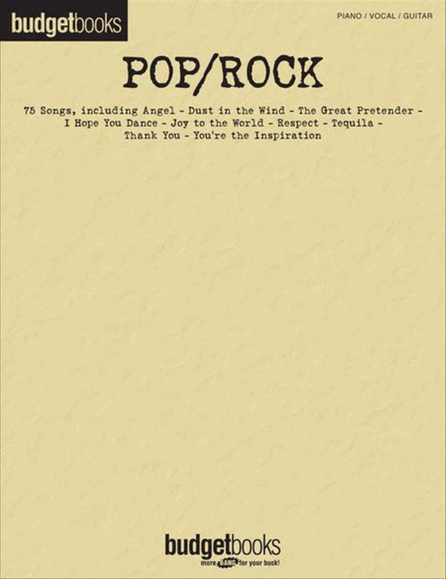Pop/Rock Piano, Vocal, Guitar scores gallery preview page 2