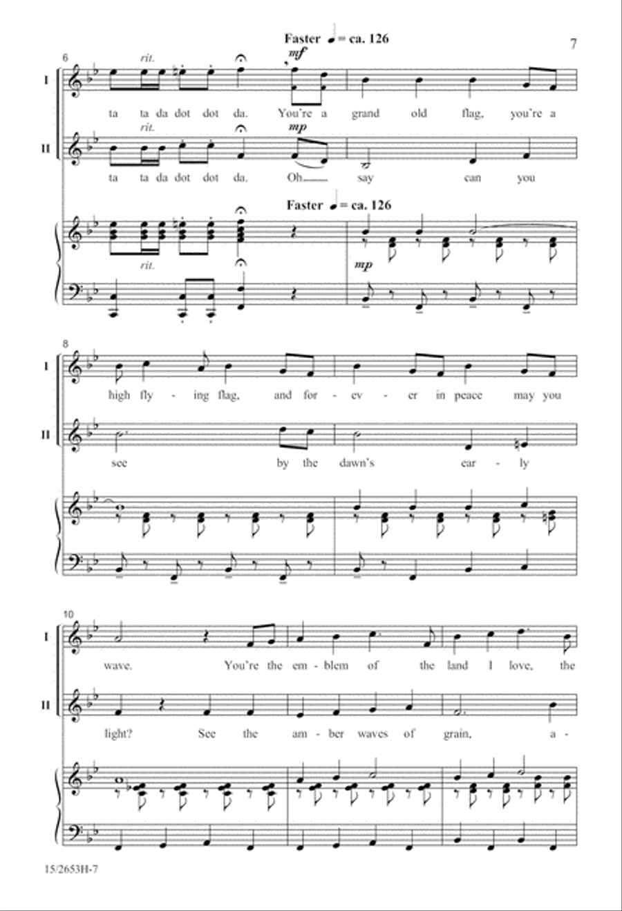 Here's Two Cohan! 2-Part scores gallery preview page 7