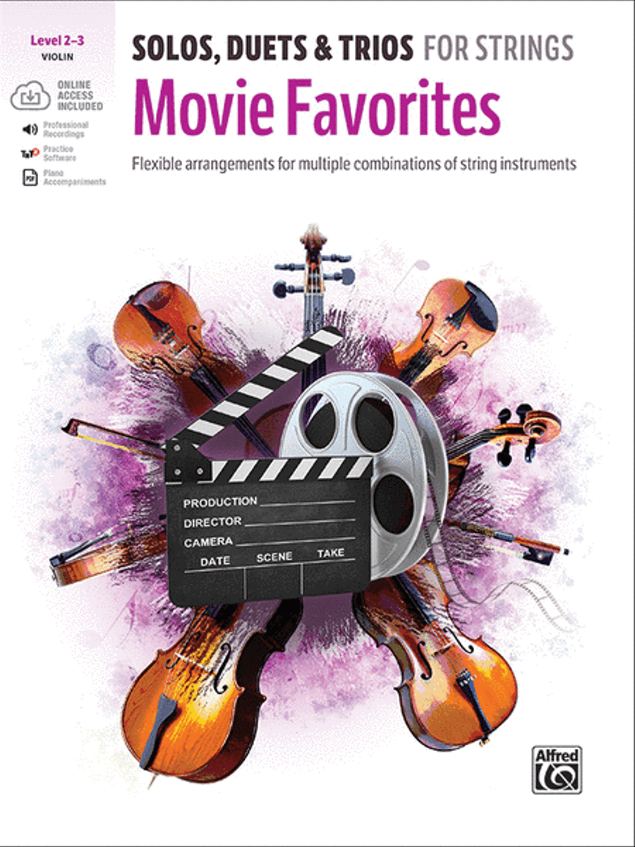 Solos, Duets & Trios for Strings -- Movie Favorites String Orchestra scores gallery preview page 1