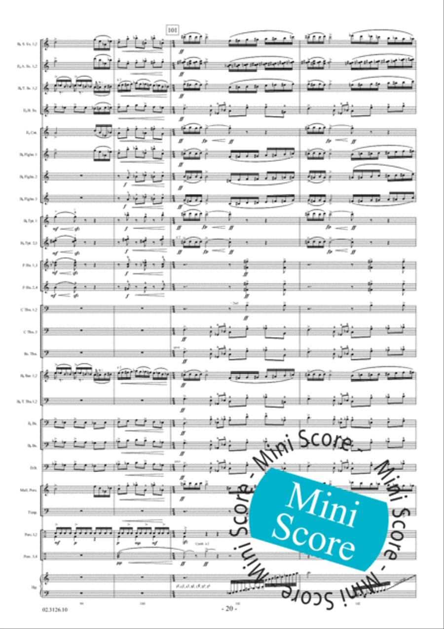 Migyur Fanfare Band scores gallery preview page 26