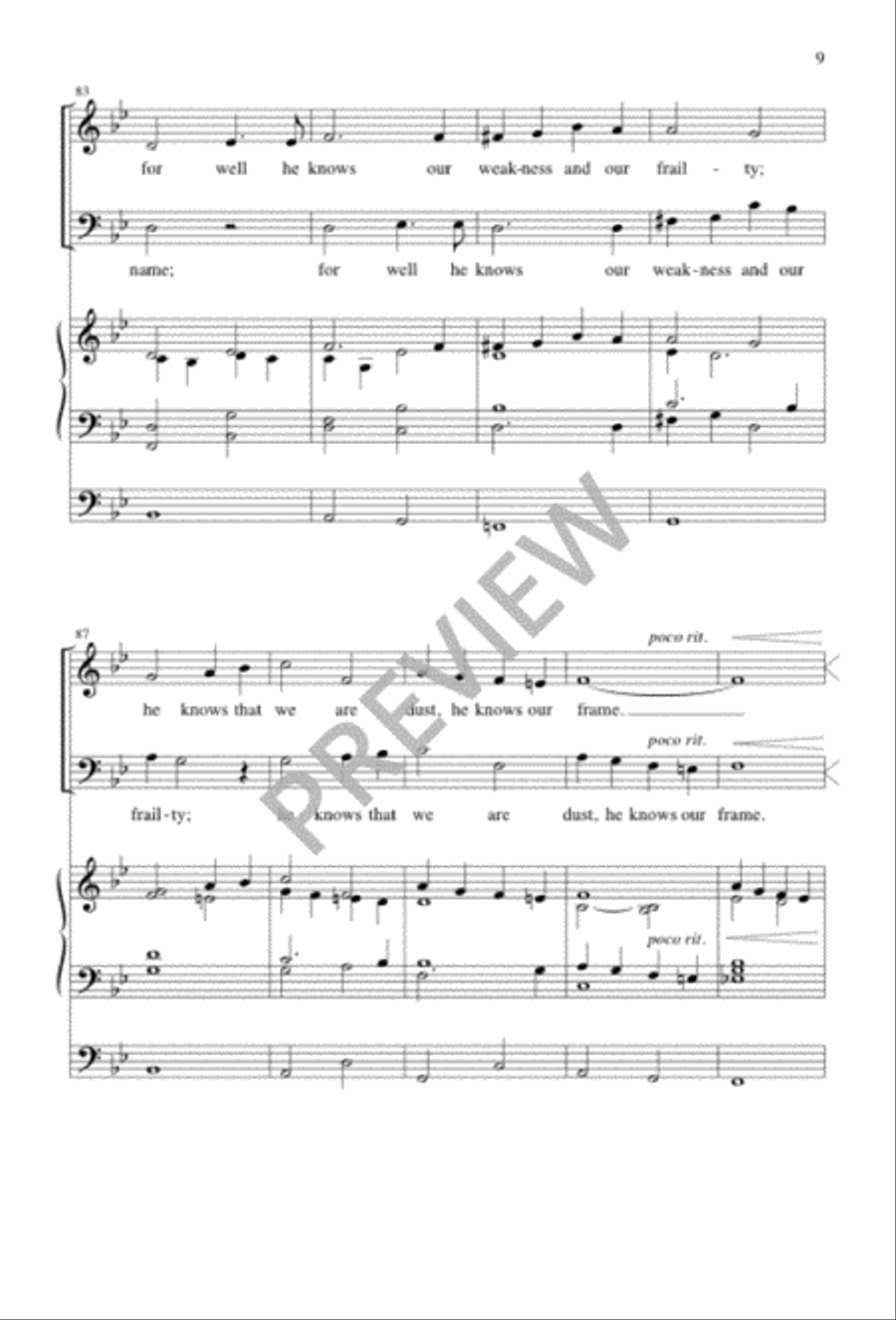 O Come, My Soul, Sing Praise to God O Come, My Soul, Sing Praise to God 4-Part scores gallery preview page 8