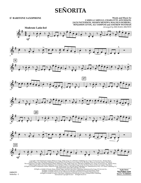 Se&#241;orita (arr. Michael Brown) - Eb Baritone Saxophone