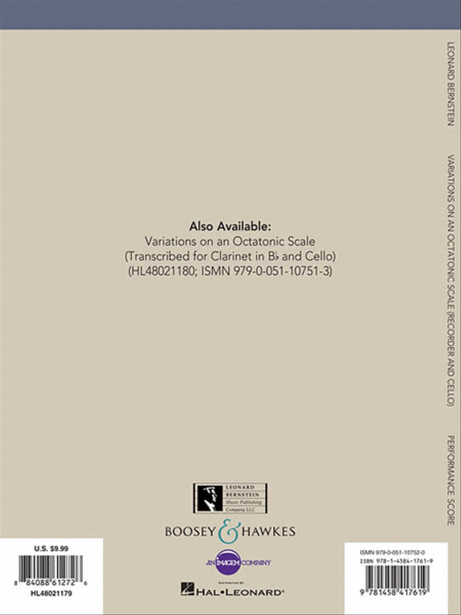 Variations on an Octatonic Scale Recorder scores gallery preview page 2