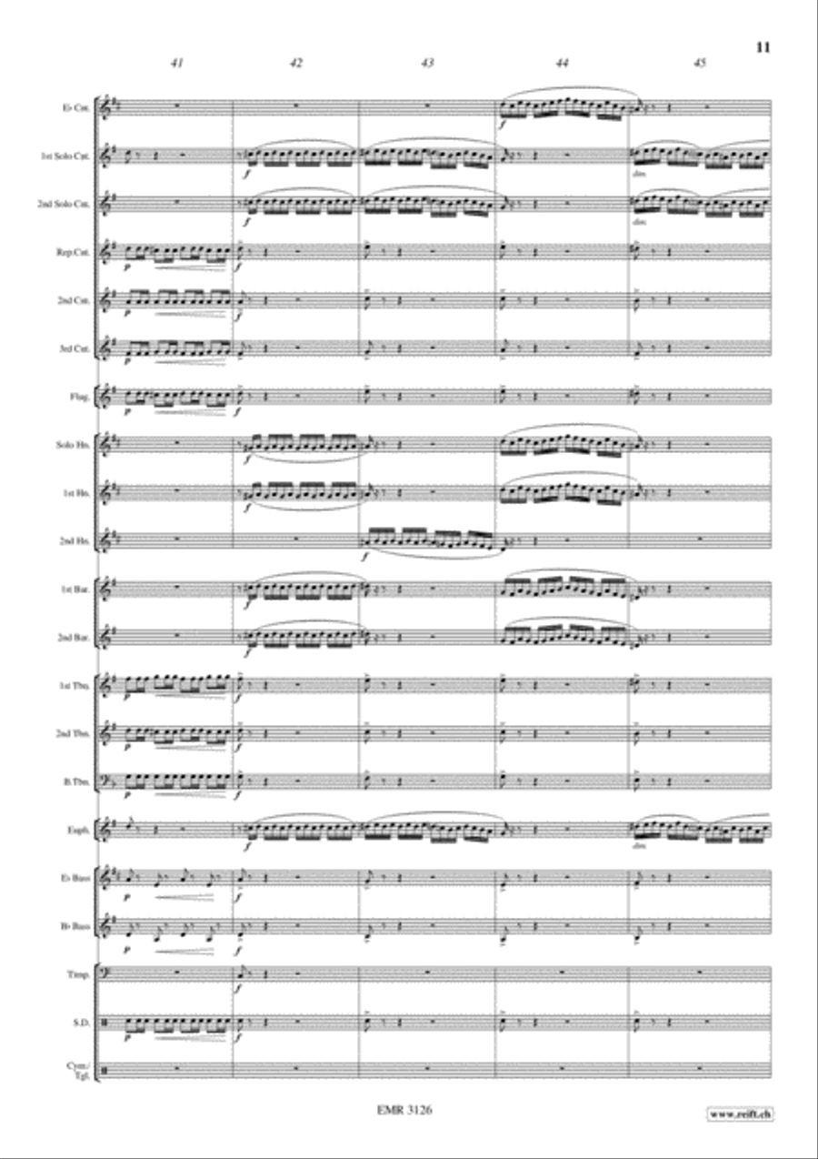 Moto Perpetuo Brass Band scores gallery preview page 12