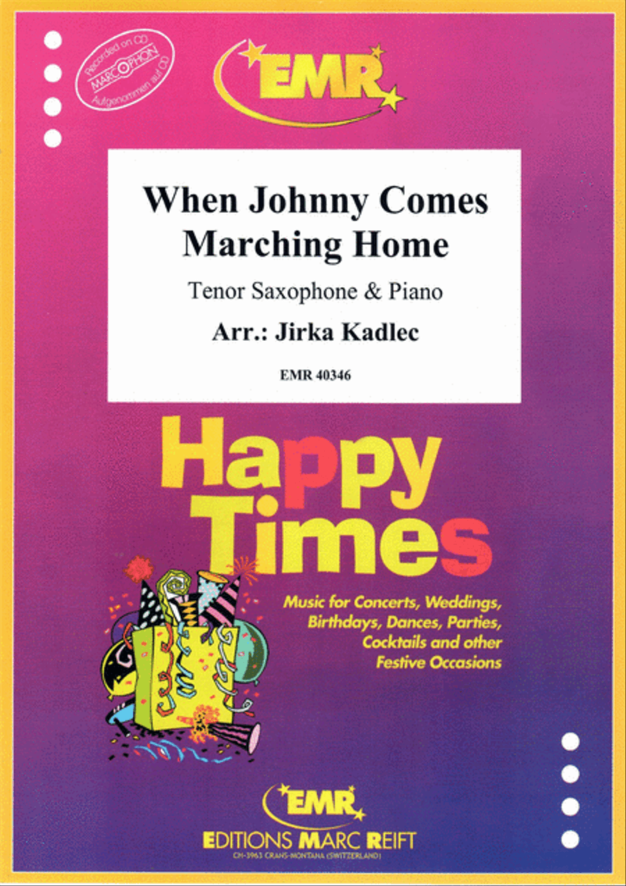 When Johnny Comes Marching Home Tenor Saxophone scores gallery preview page 1