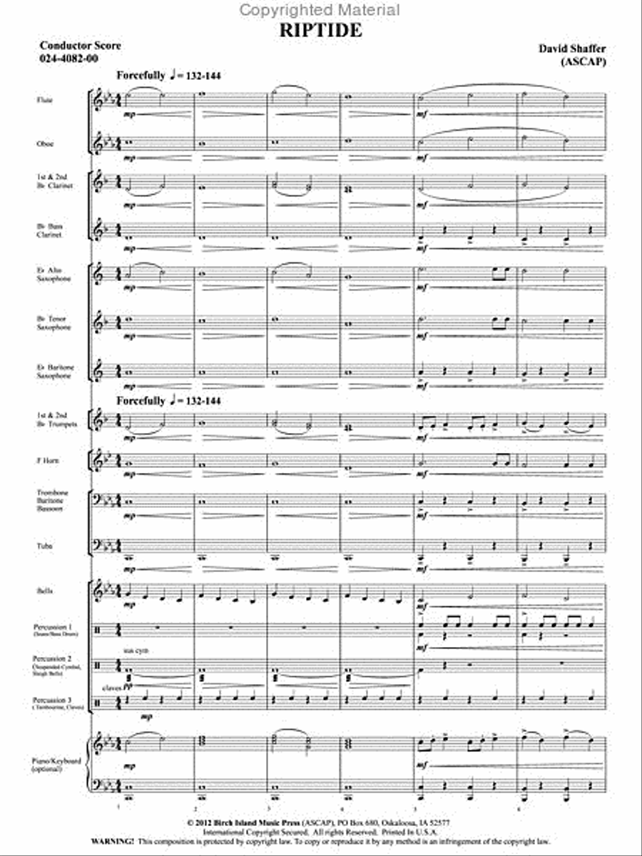 Riptide Concert Band scores gallery preview page 2