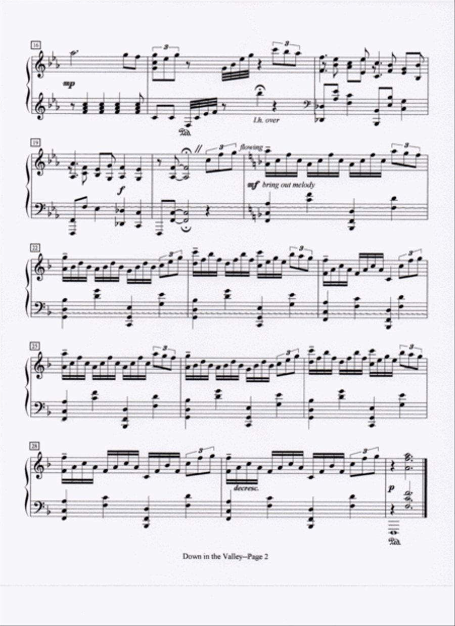 Rembrances: A Folk Song Collection for Piano Solo Piano Solo scores gallery preview page 2