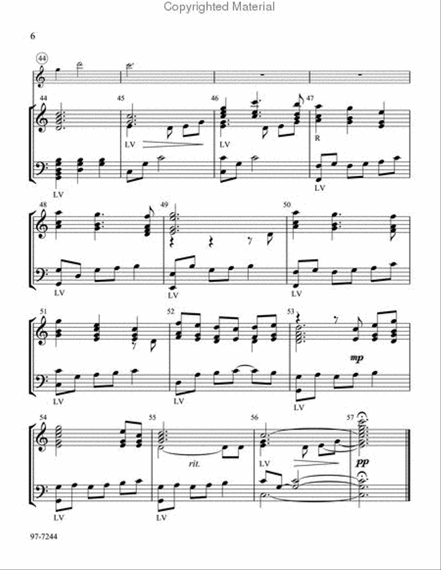 Prelude on Lamb of God Handbell Choir scores gallery preview page 5