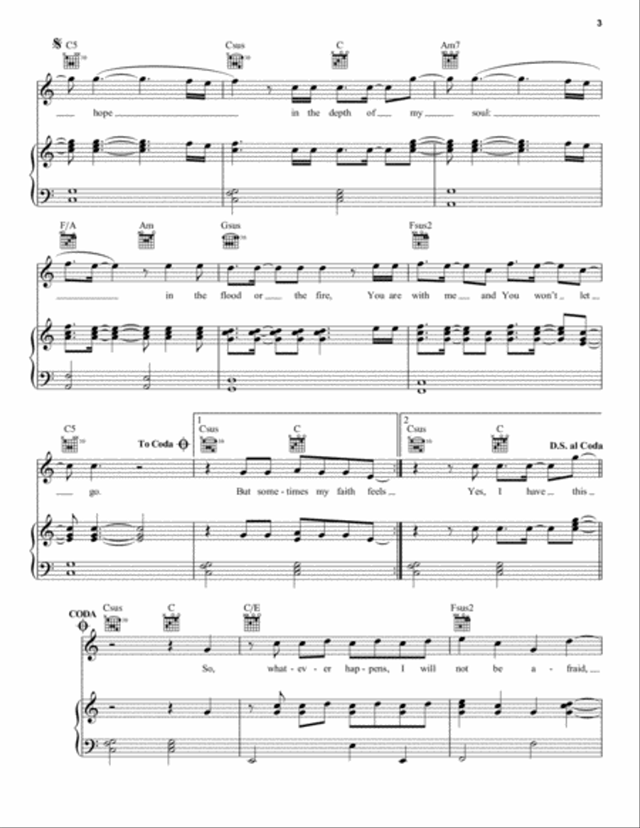 I Have This Hope Piano, Vocal, Guitar scores gallery preview page 3