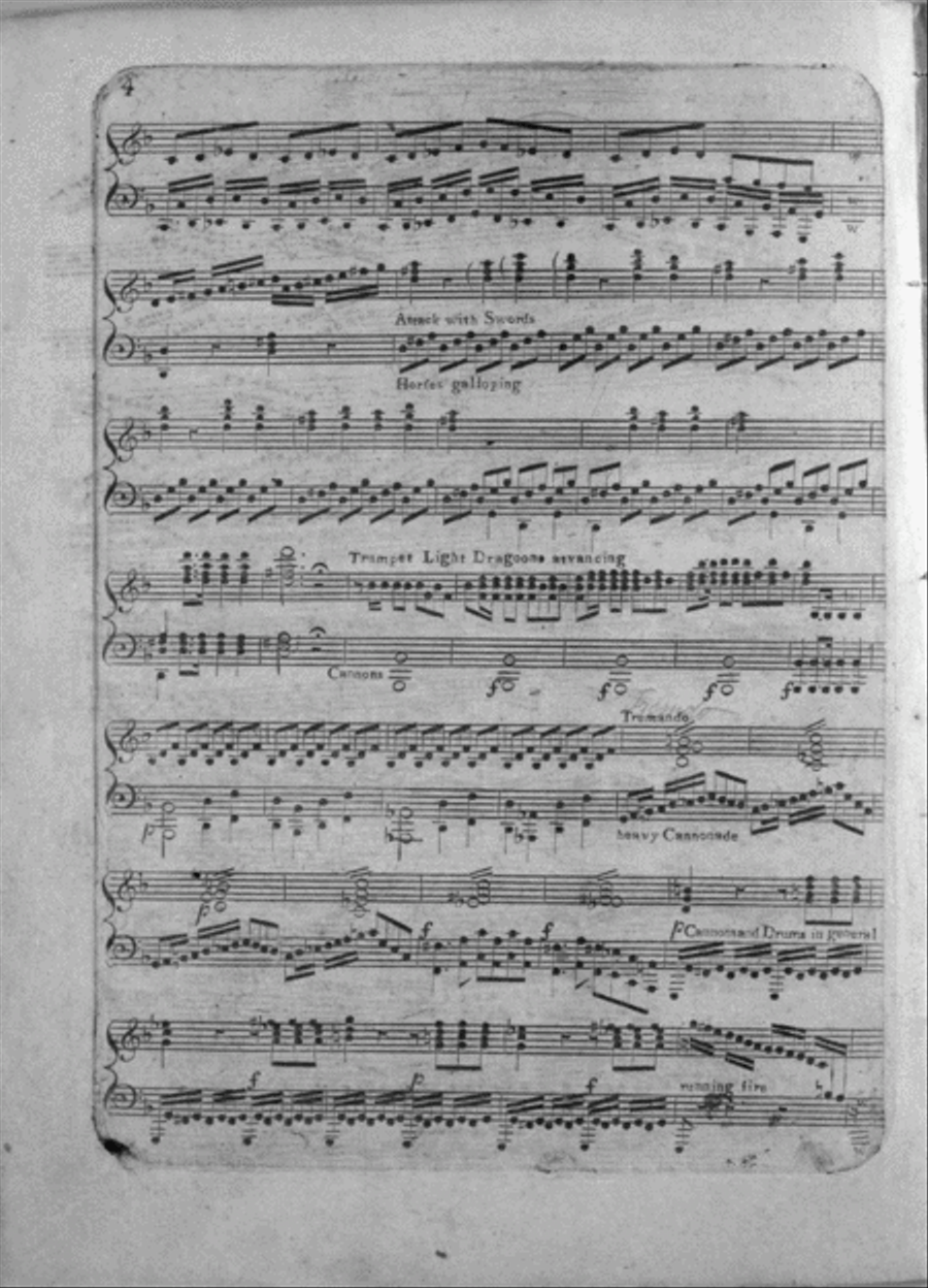 The Battle of Prague. A Favourite Sonata for the Piano Forte or Harpsichord Harpsichord scores gallery preview page 4