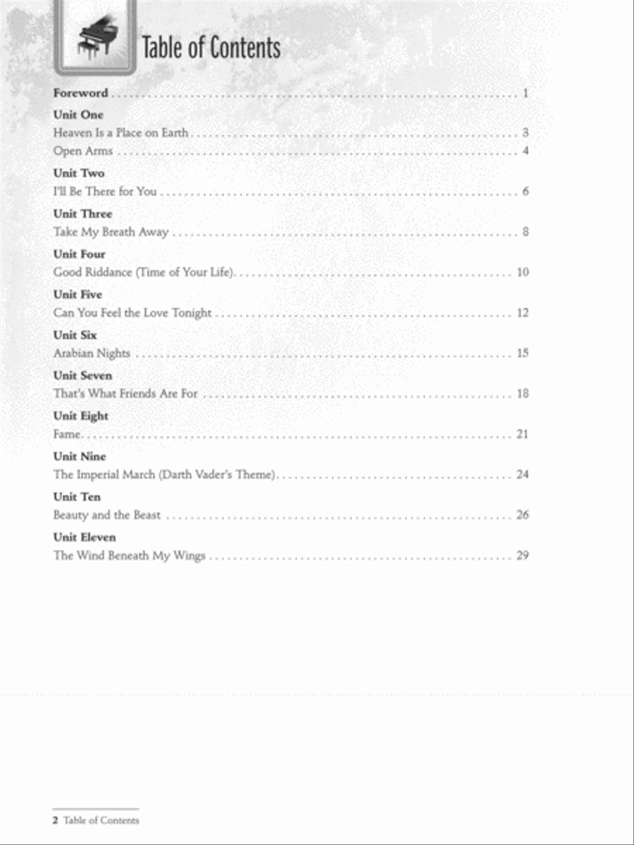 I Used to Play Piano -- 80s and 90s Hits Piano Method scores gallery preview page 2