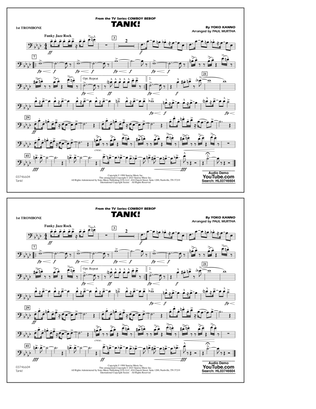 Book cover for Tank! (from Cowboy Bebop) (arr. Murtha) - 1st Trombone